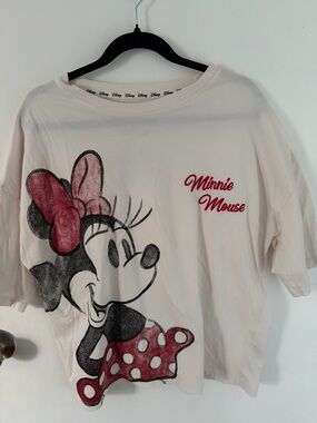 Disney Minnie Mouse Cream Graphic Tee